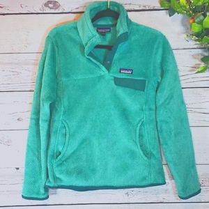 PATAGONIA RE-TOOL Snap-T Pullover Teal Size S